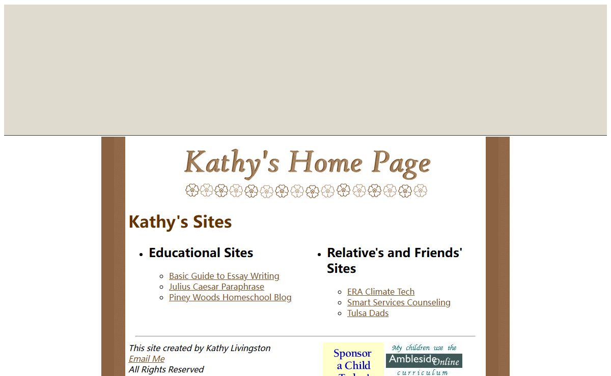 Kathy's Home Page