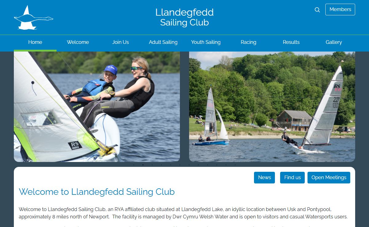 Llandegfedd Sailing Club Home Page