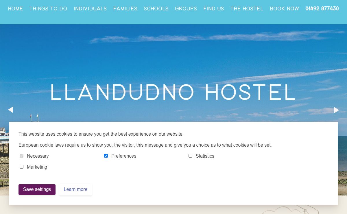 Llandudno Hostel | Affordable Accommodation in Llandudno, North Wales