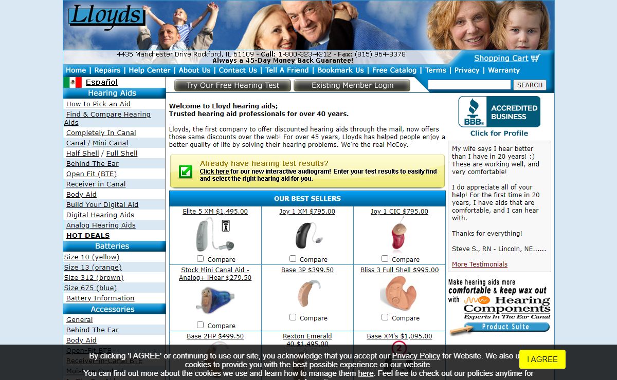 Hearing Aids Online | Lloyds Hearing Aids | Order Hearing Aids Online!