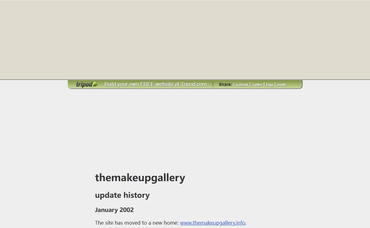 themakeupdallery: update history