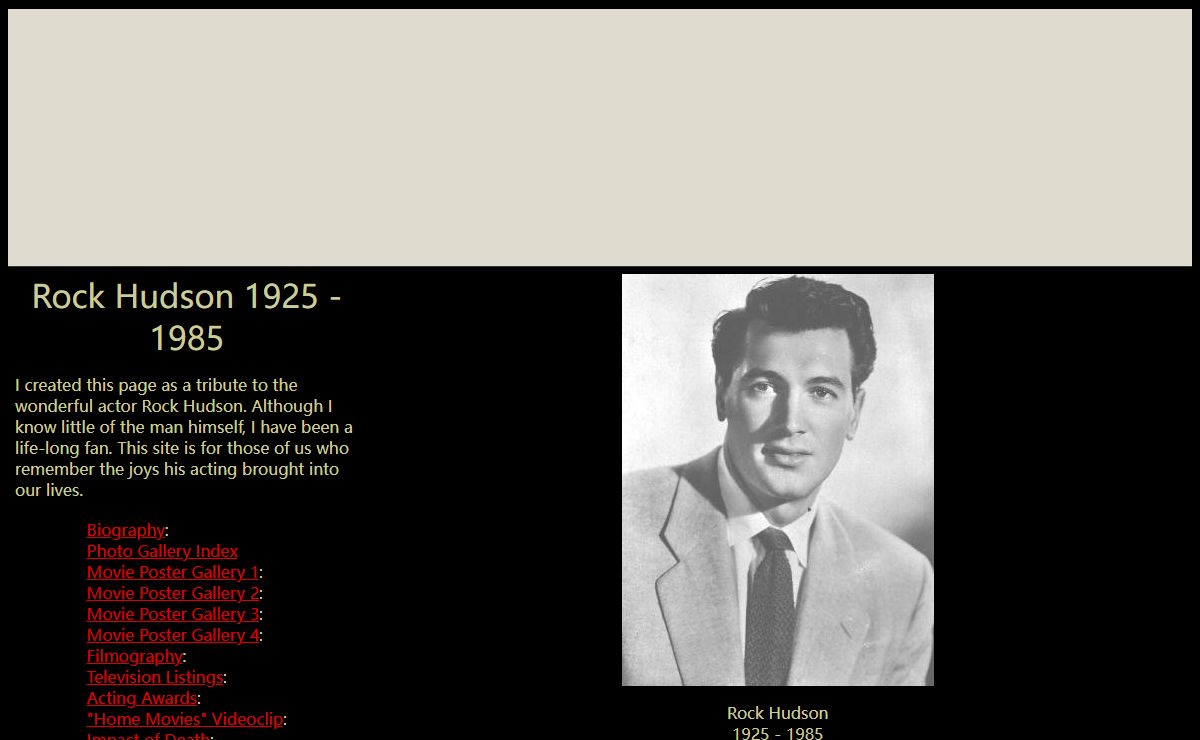 Remembering Rock Hudson