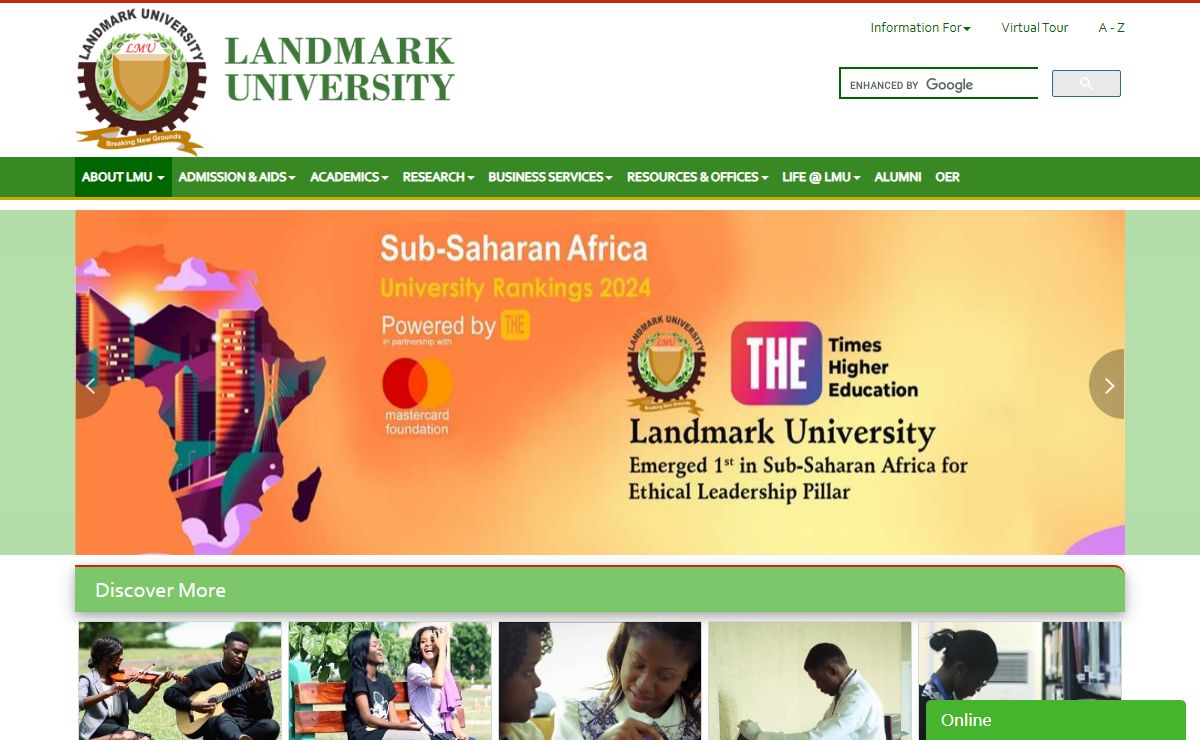 Landmark University | Home