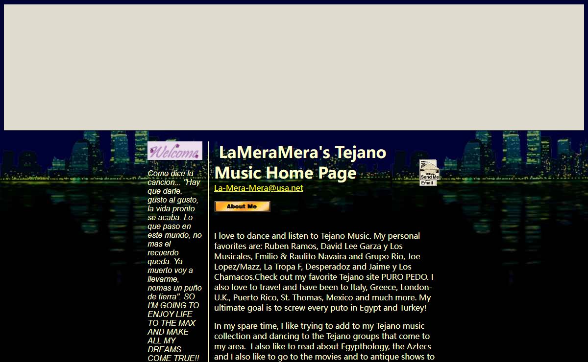 Welcome to My Tejano Music Page!