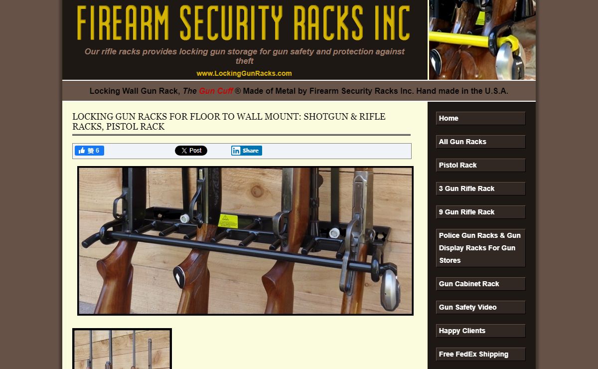 Locking Gun Racks: Vertical Wall MountLocking Gun Racks - Wall Mount, Shotgun & Rifle Racks, Pistol Rack : www.LockingGunRacks.com