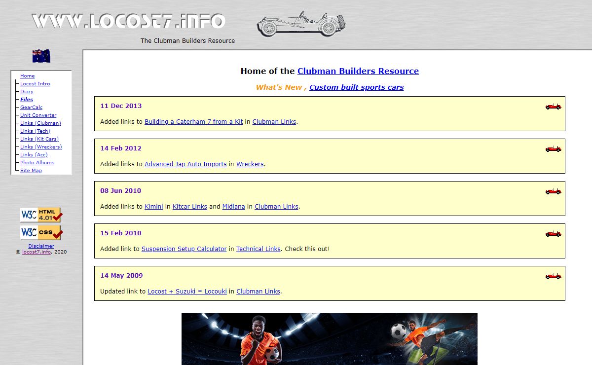 Clubman Builders Resource