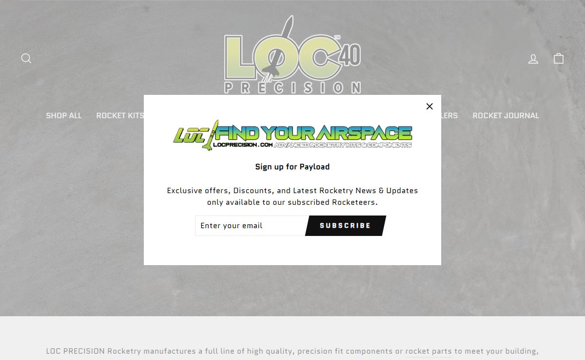 High Power Model Rocketry Supplies | Advanced Model Rocket Kits – LOC Precision / Public Missiles Ltd.