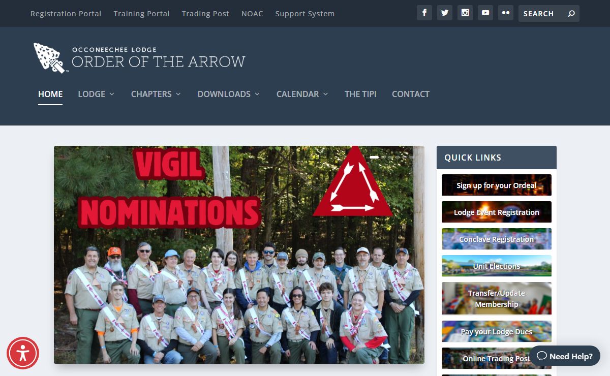 Occoneechee Lodge | Order of the Arrow