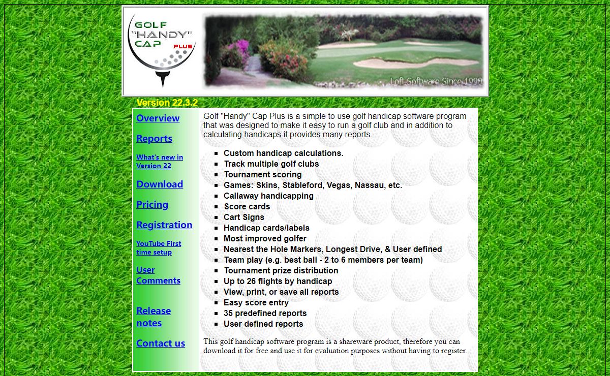 Golf Handy Cap Plus