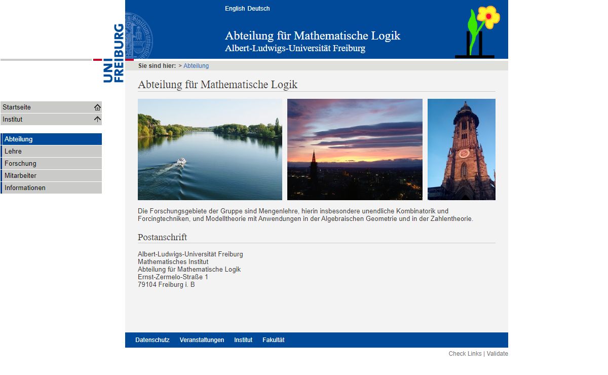 Abteilung für Mathematische Logik