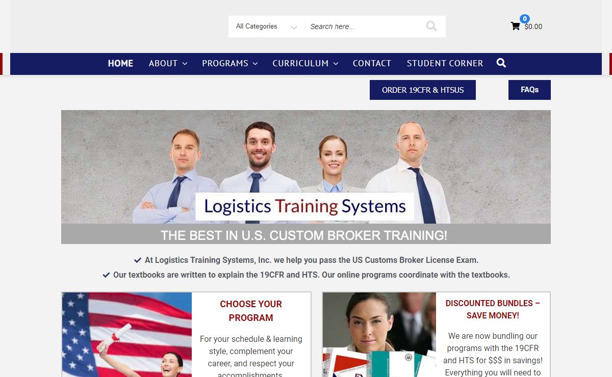 LOGISTICS TRAINING SYSTEMS