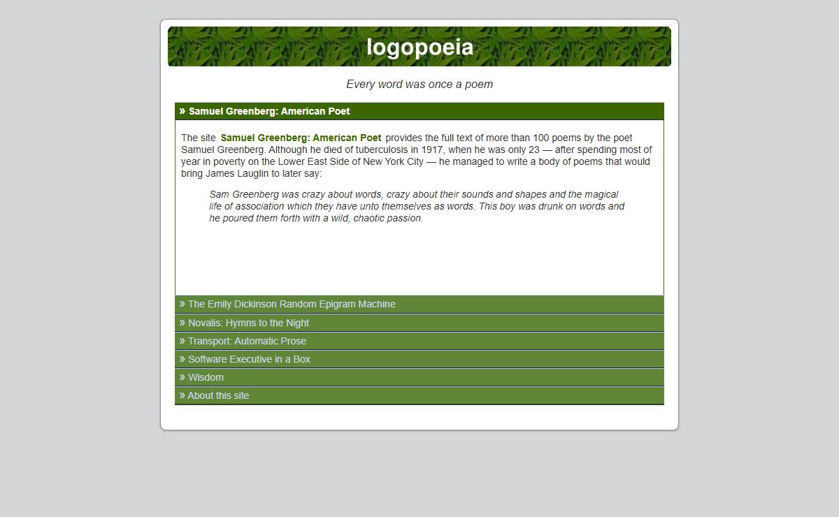 logopoeia web transponder