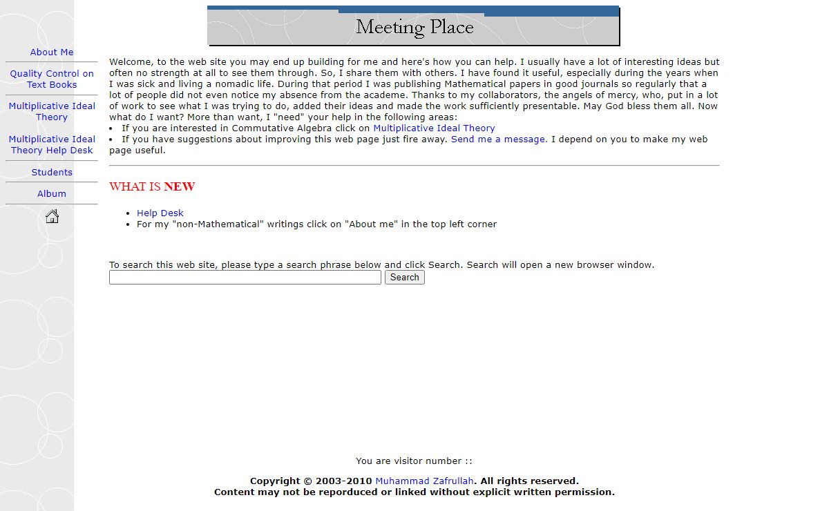 . : Meeting Place : .