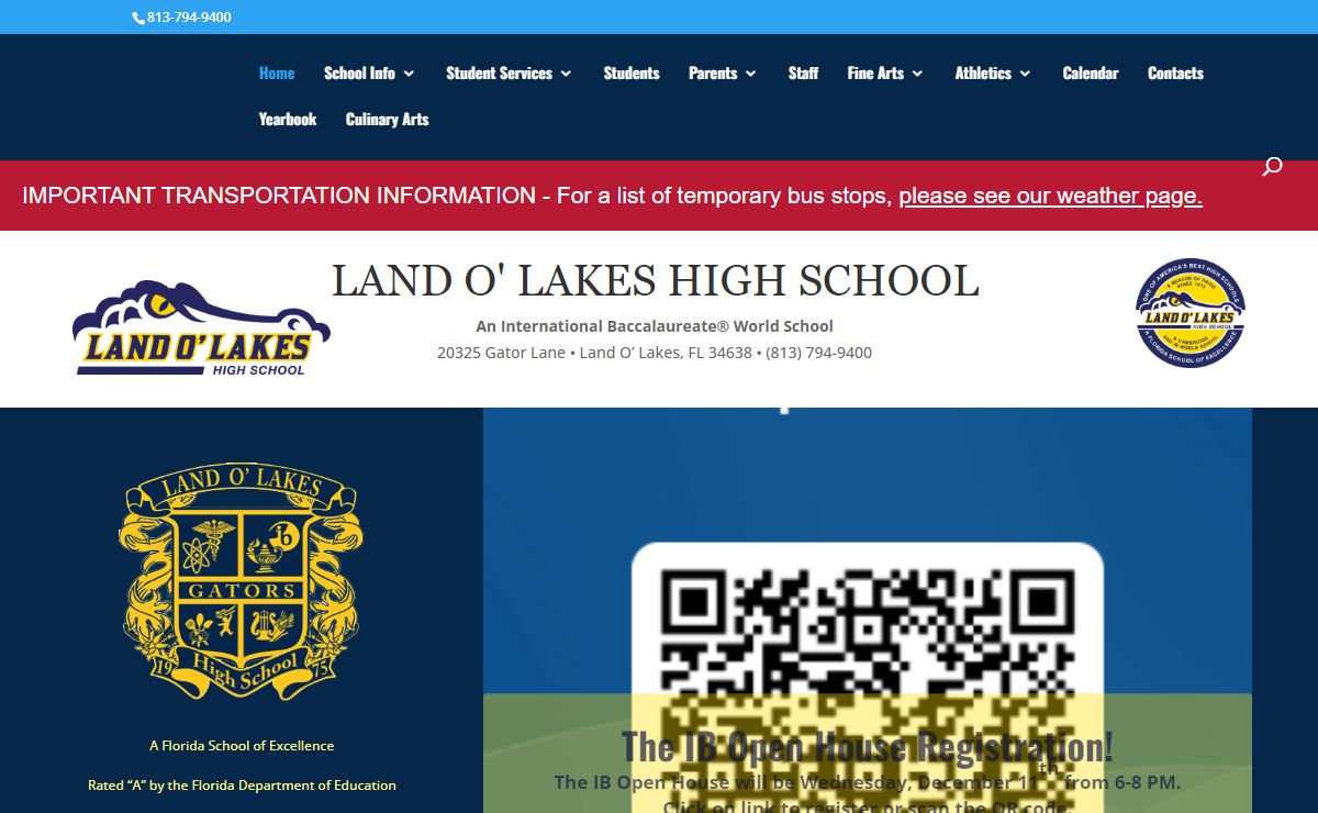 LAND O' LAKES HIGH SCHOOL |