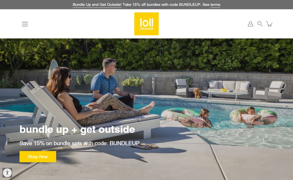 Modern, Sustainable, Outdoor Furniture - Loll Designs