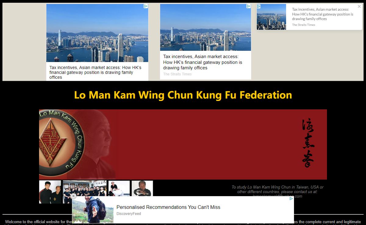 Lo Man Kam Wing Chun Kung Fu