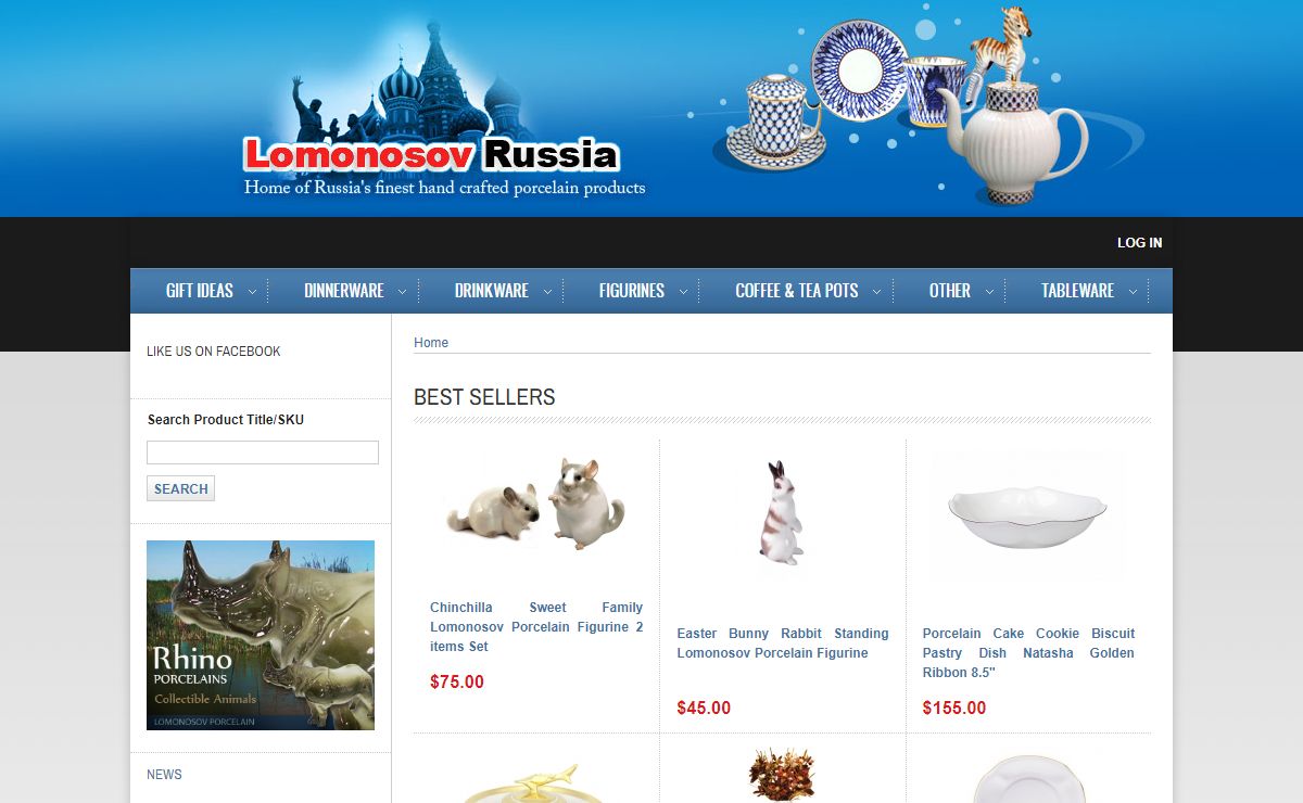 Lomonosov Russia - Factory Direct from Russia