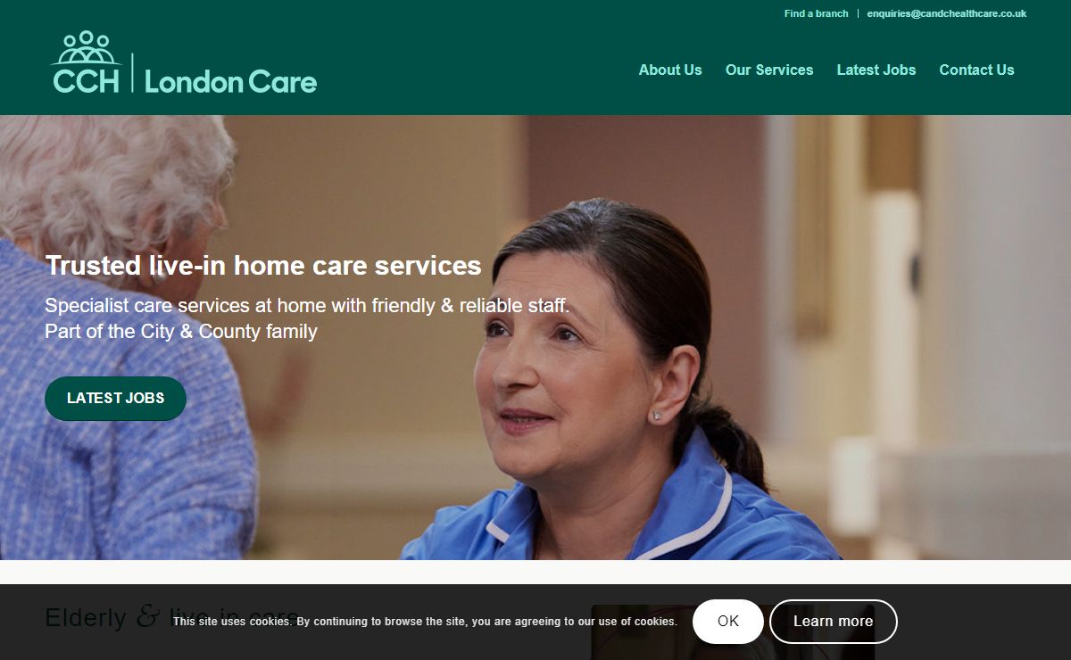 Live-in & Home Care Services | Find A Care Asssitant | London Care