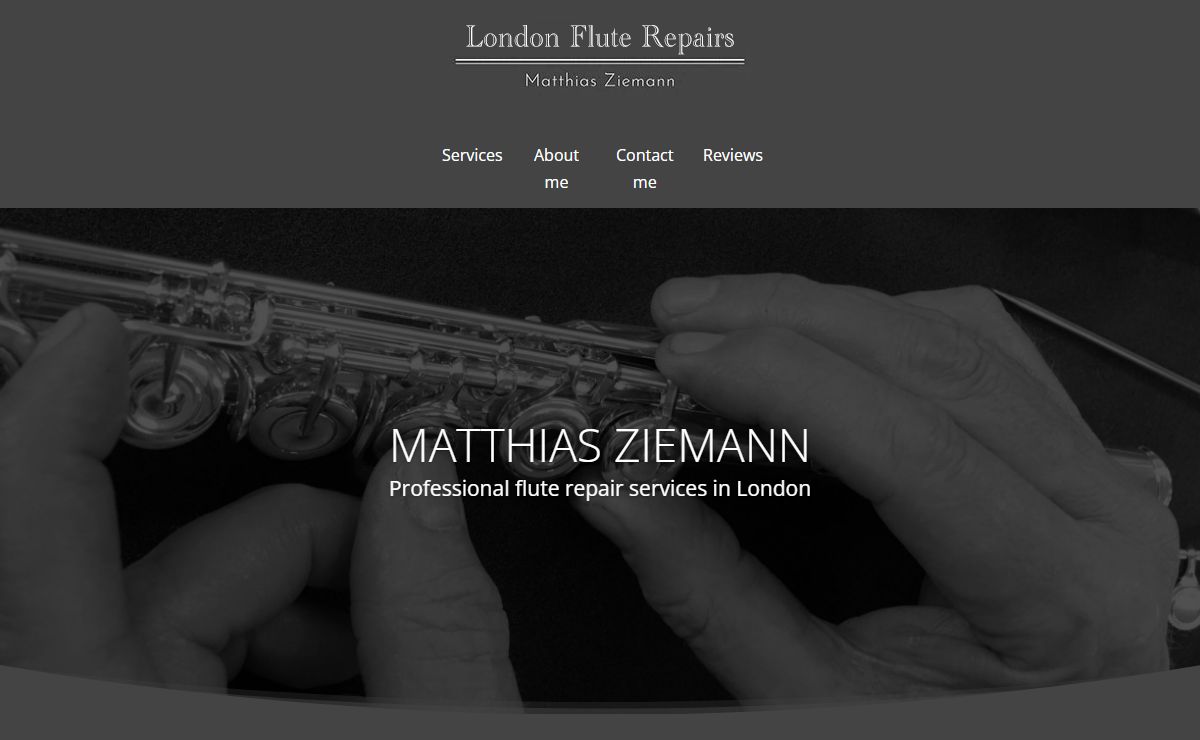 Matthias Ziemann | Professional flute repair services in London