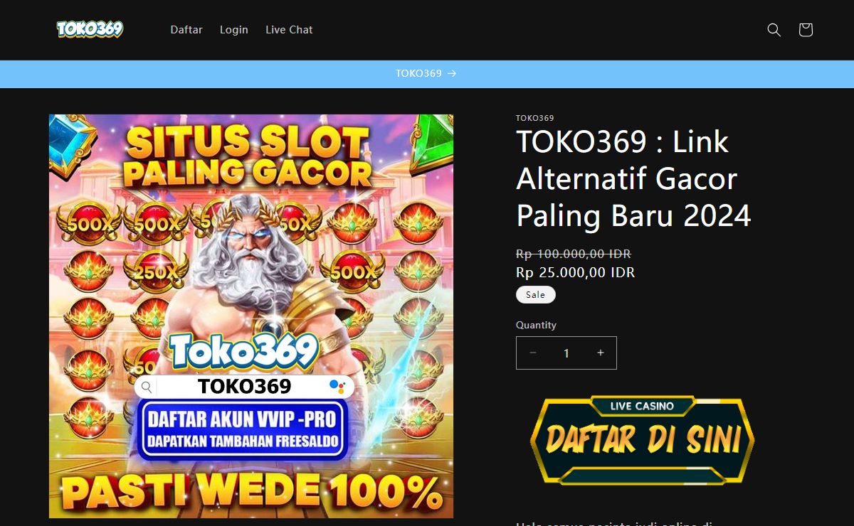 TOKO369 : Link Alternatif Gacor Paling Baru 2024