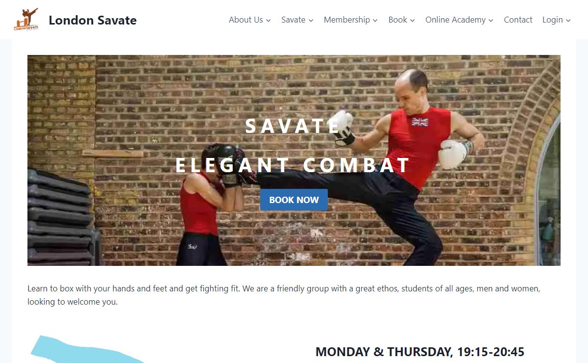 London Savate | Composure, Calculation, Agility, Strength | French kick boxing.