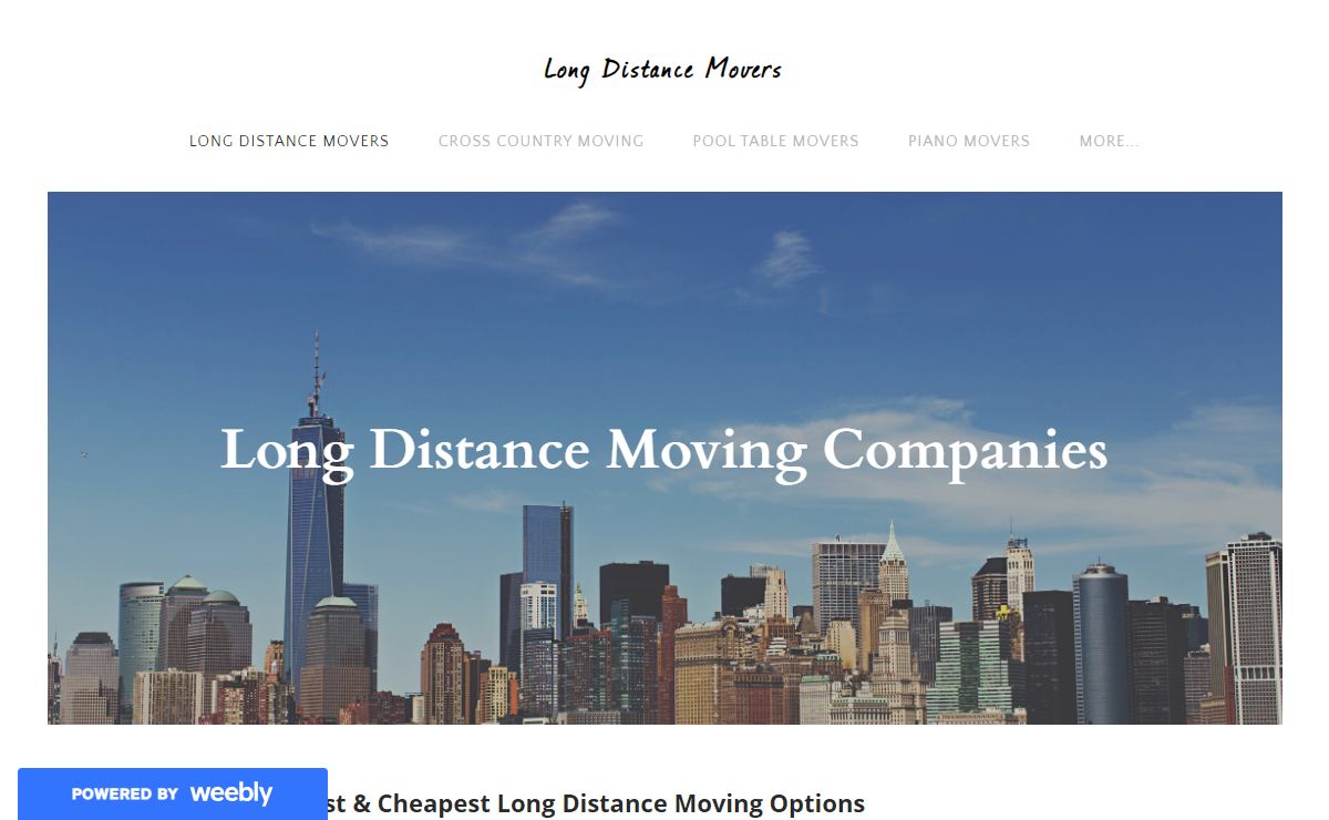 Long Distance Movers - Cheap Moving Companies for Long Distance