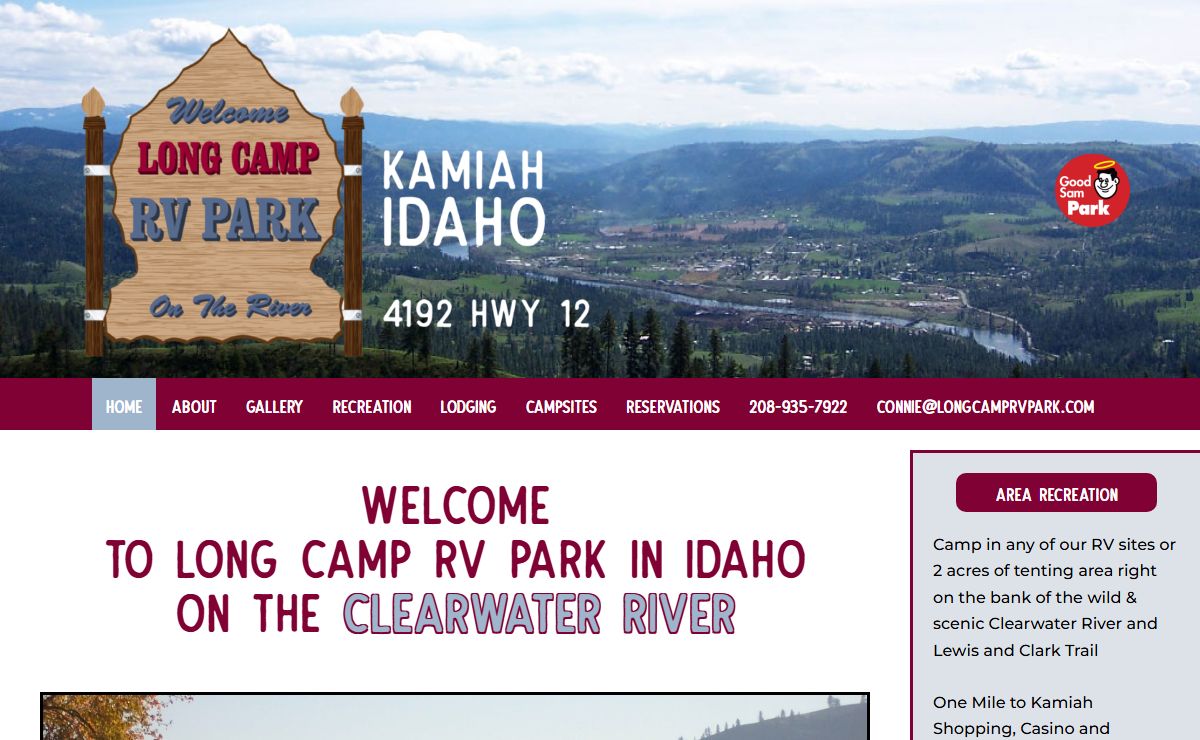 Long Camp RV Park - Kamiah Idaho