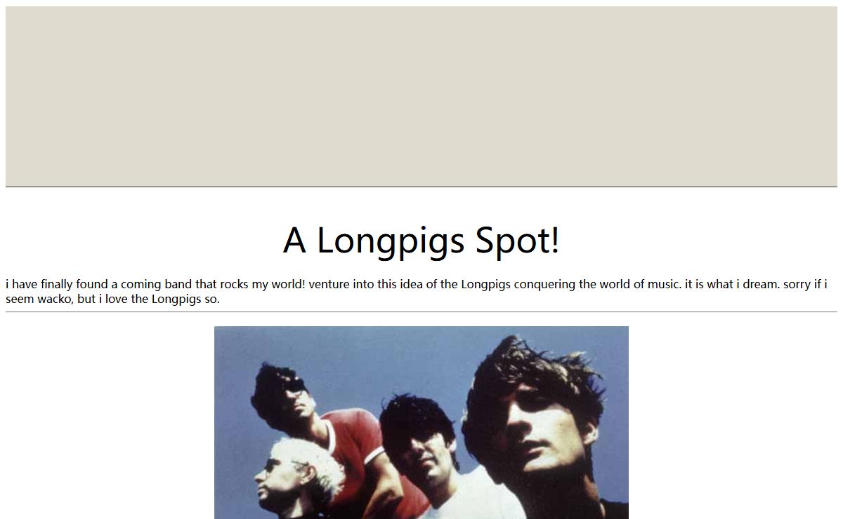 A Longpigs Spot!!