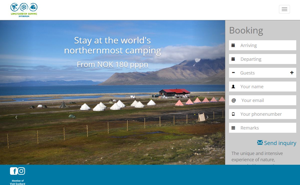 Longyearbyen Camping - the northernmost campsite in the world