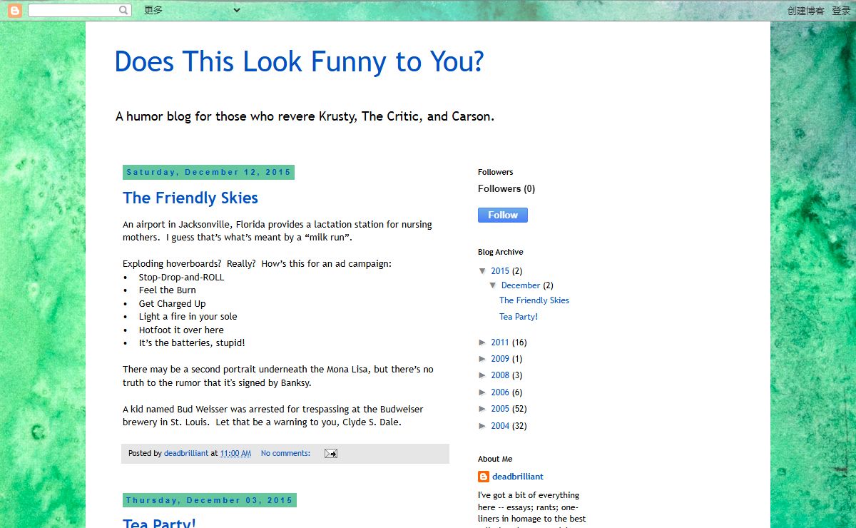 Does This Look Funny to You?