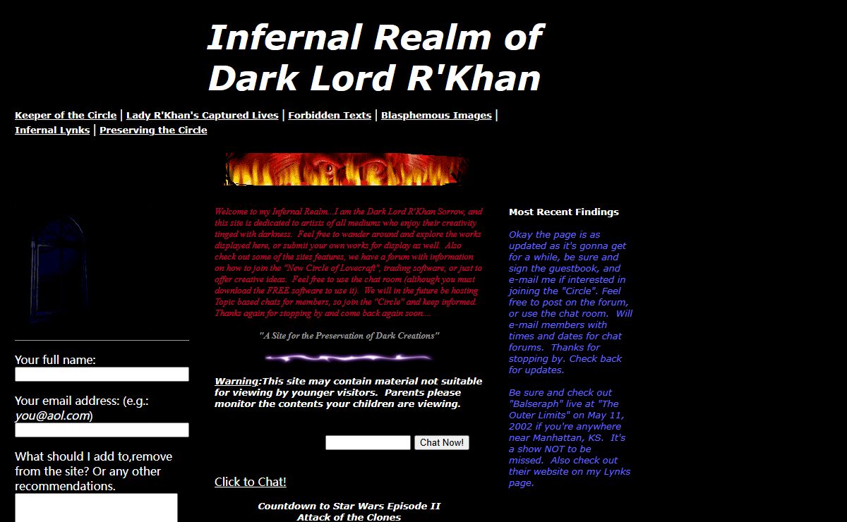 Infernal Realm of Dark Lord R'Khan