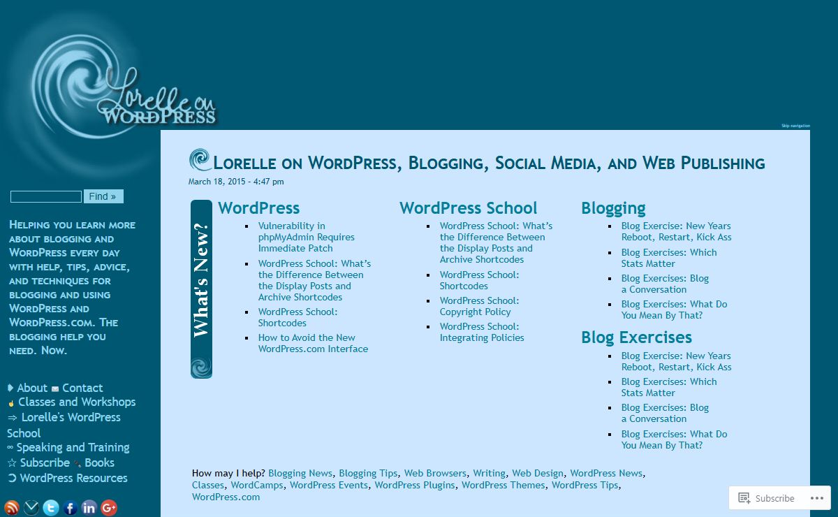 Lorelle on WordPress