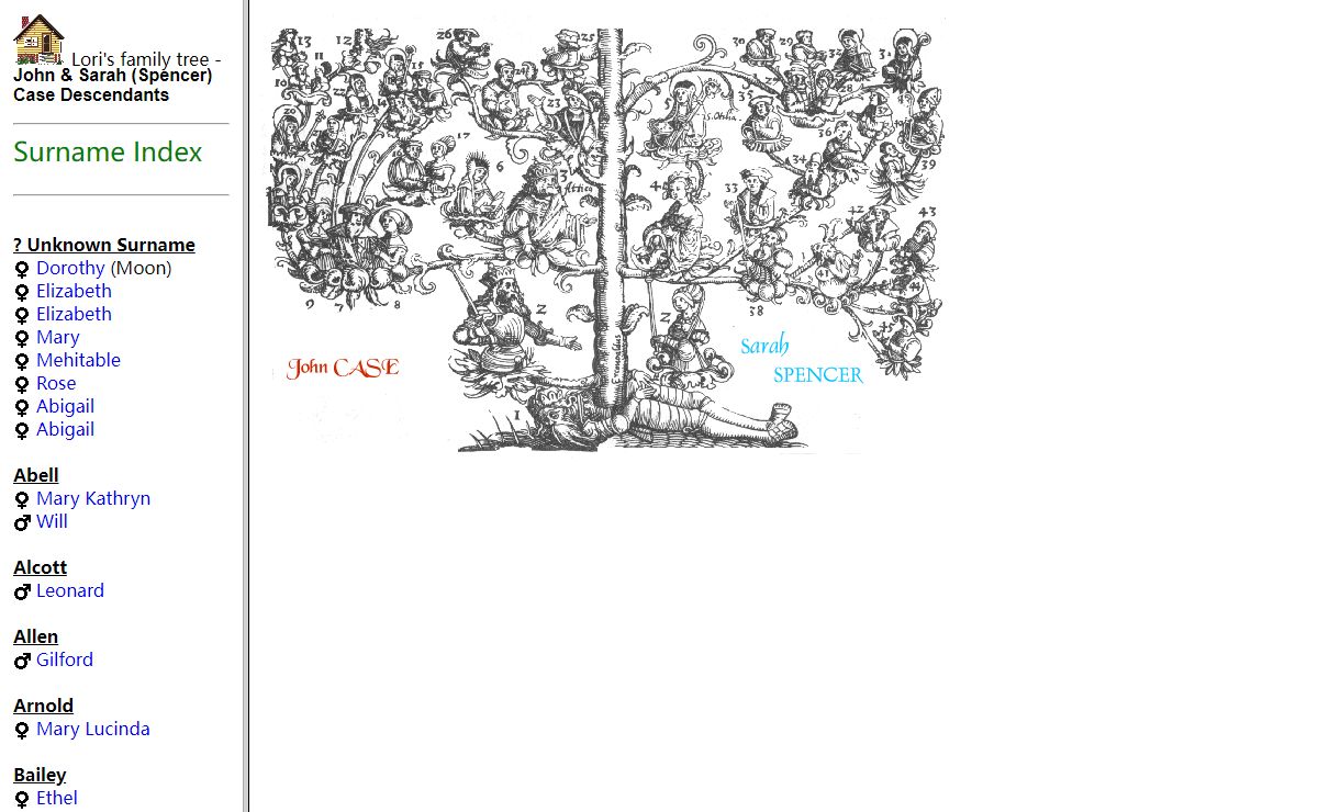 Lori's Case family tree