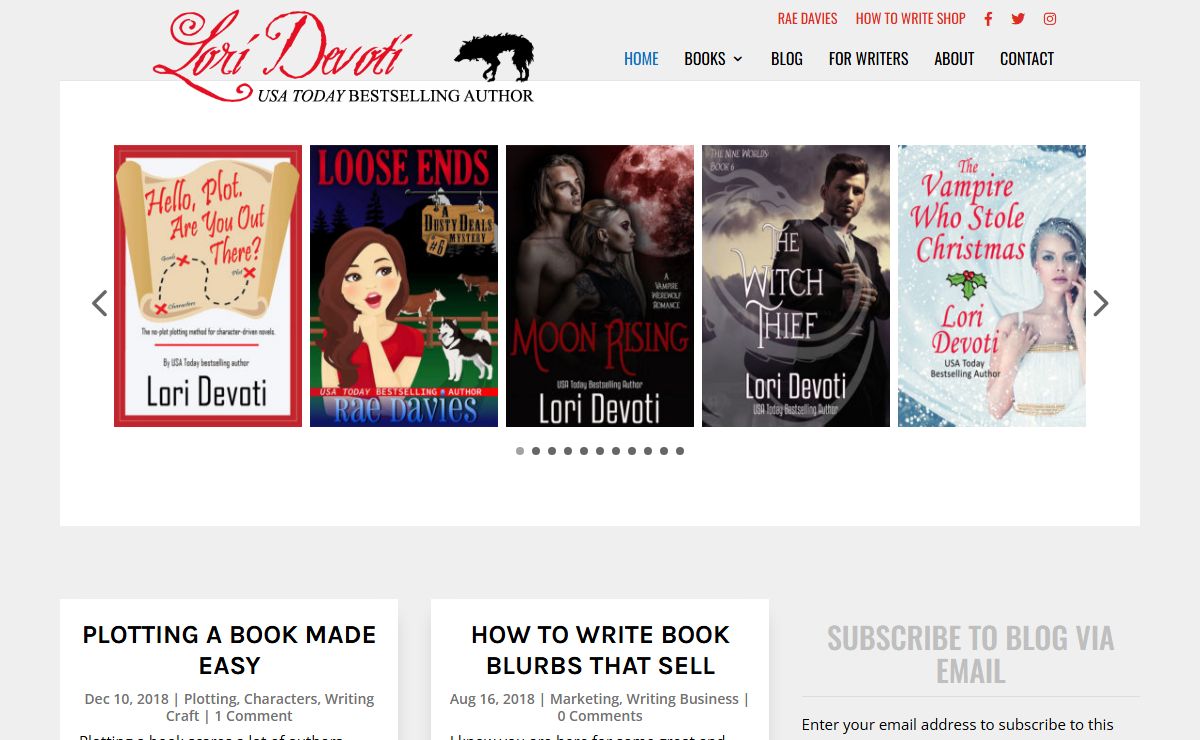 Lori Devoti, Author | romance, fantasy, mystery