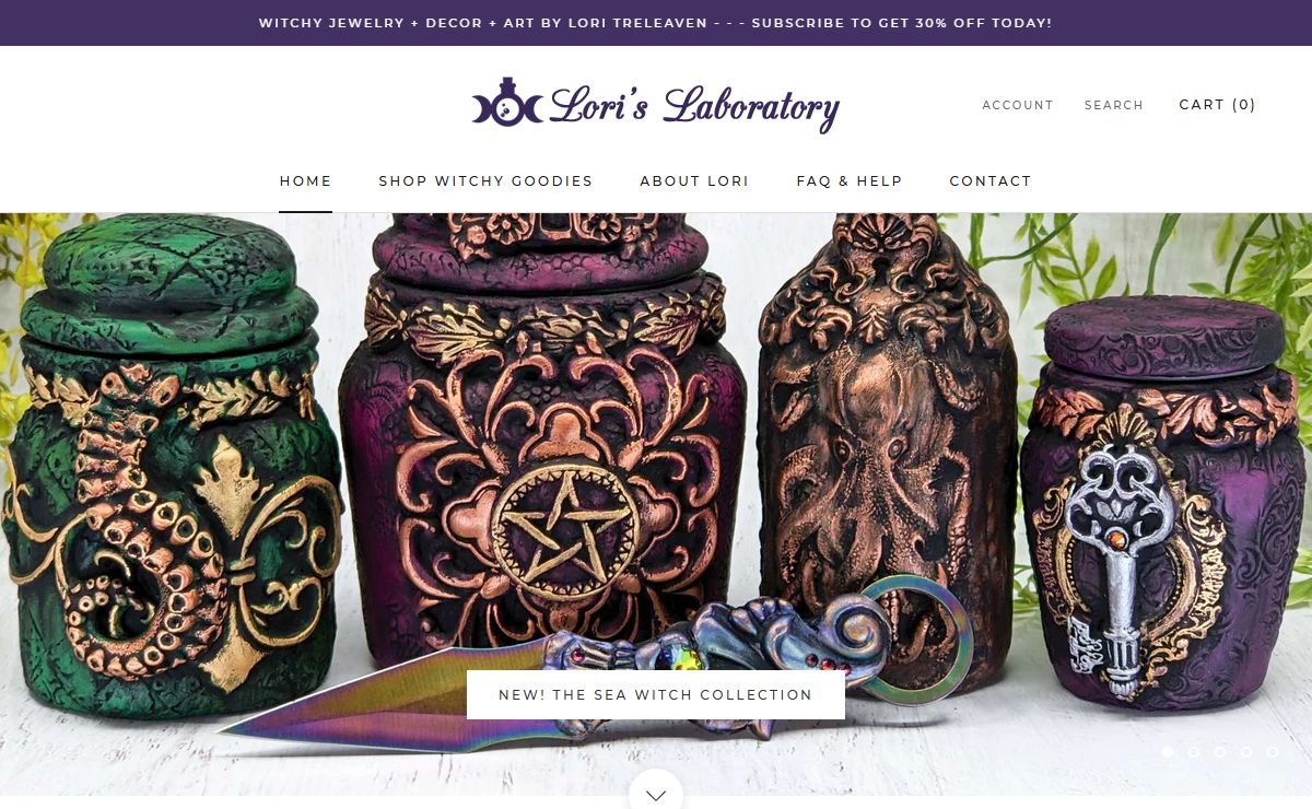 Lori's Laboratory - Handmade Witchy Decor & Jewelry