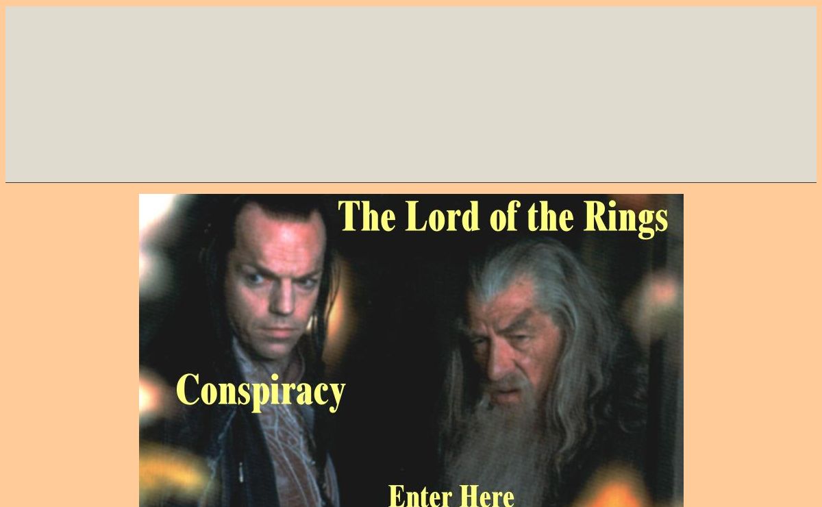 The Lord if the Rings Conspiracy
