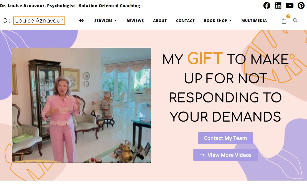 Dr. Louise Aznavour | Solution Oriented Coaching | Psychologist