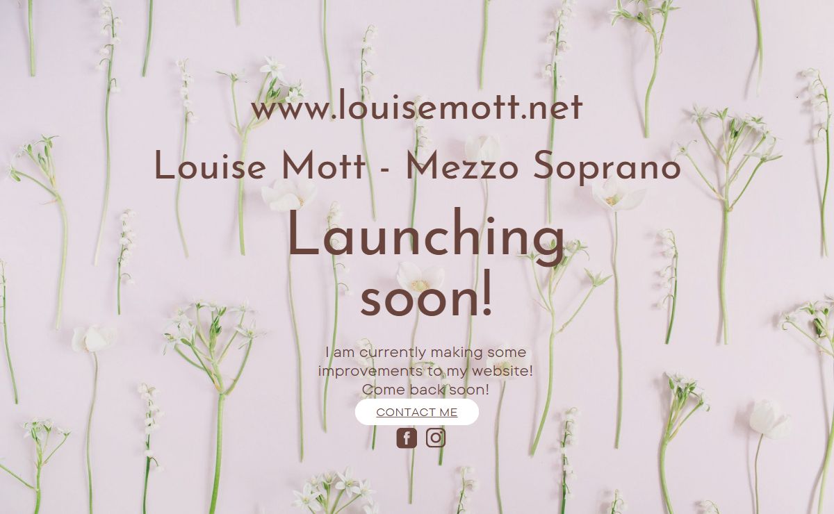 Louise Mott ~ Mezzo Soprano & Singing Teacher