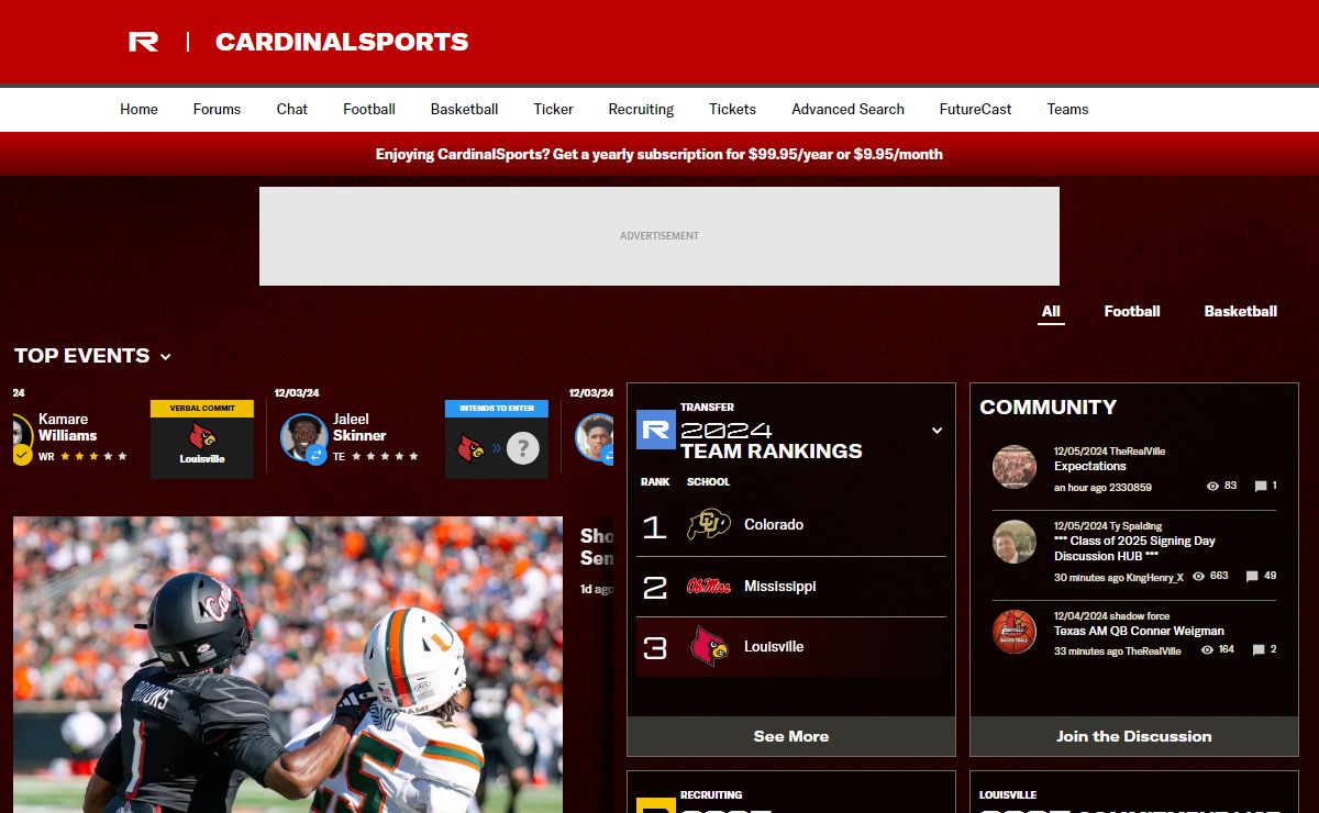 CardinalSports: Louisville Cardinals Football & Basketball Recruiting