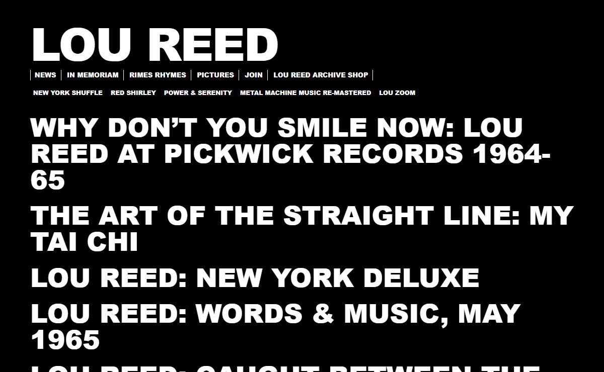 Lou Reed »