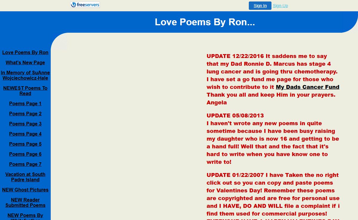 Love Poems By Ron