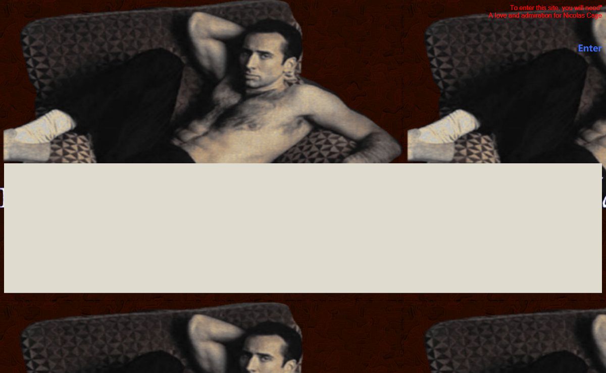 + Love That Nicolas Cage+