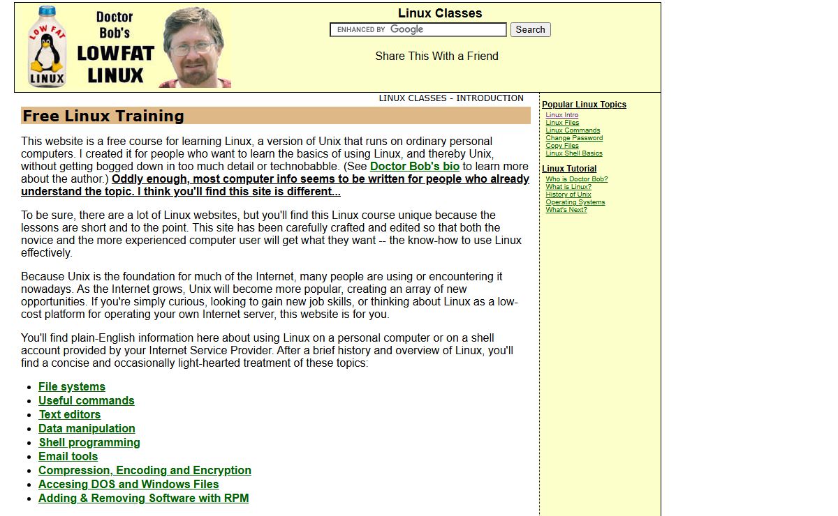 Linux Classes