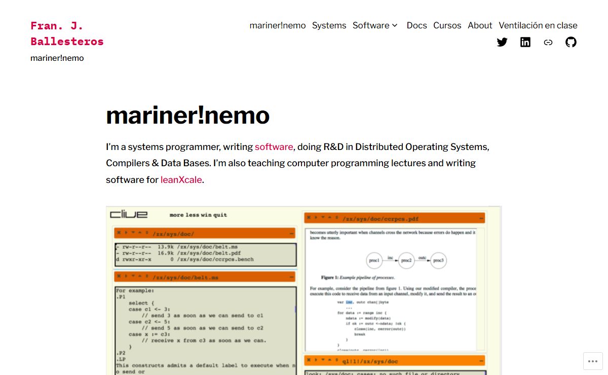 Fran. J. Ballesteros – mariner!nemo