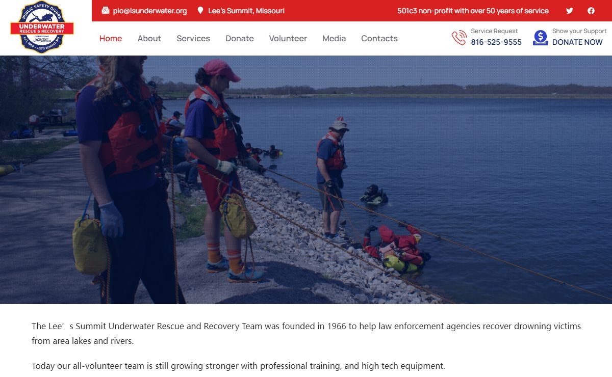 Lee's Summit Underwater Rescue