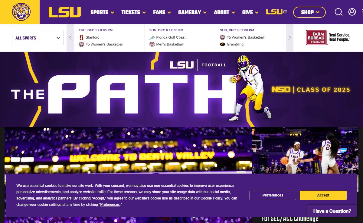 LSU – The Official Athletics Website