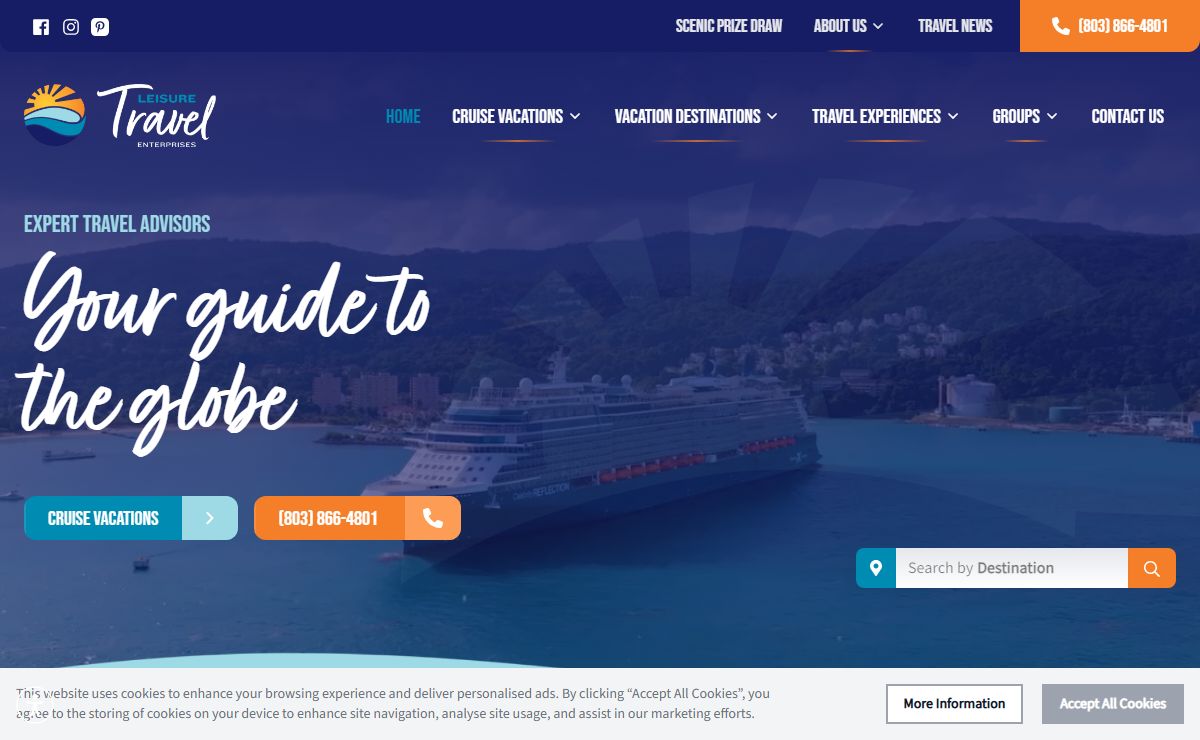 Luxury Travel Agency, South Carolina, SC | Leisure Travel Enterprises