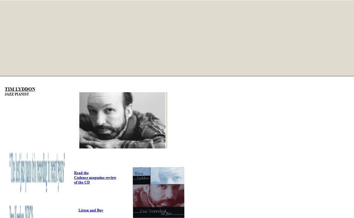 New York jazz pianist, composer, music teacher Tim Lyddon