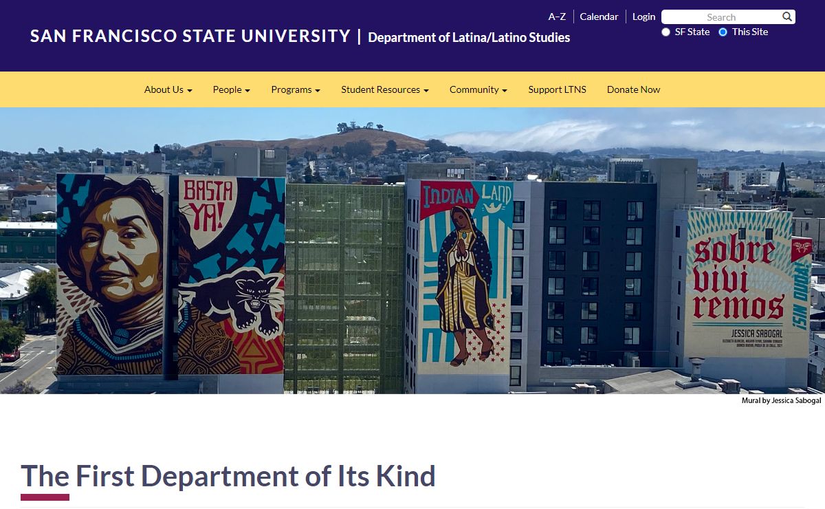 The First Department of Its Kind | Department of Latina/Latino Studies