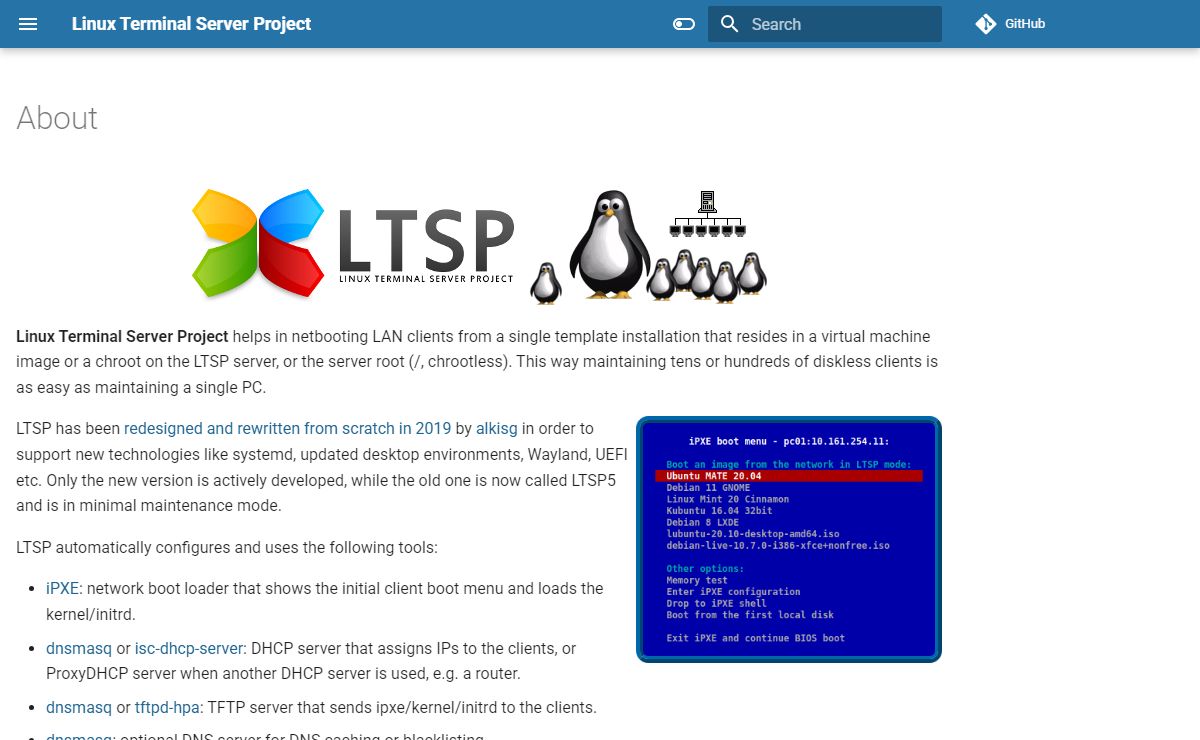 Linux Terminal Server Project